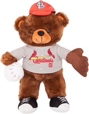 FOCO MLB Licensed St. Louis Cardinals Clubhouse Buddy Bear
