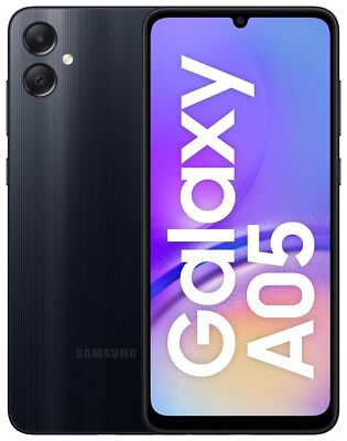 【日本未販売モデル】Samsung Galaxy A05 /黒, SIMフリー Samsung Galaxy A05 (Black, 4GB, 64GB Storage) | 50 MP Main