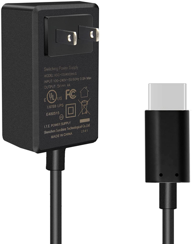 Geekworm Raspberry Pi 4 Power Supply, 20W 5V 4A USB C Power Adapter Type C UL Pi