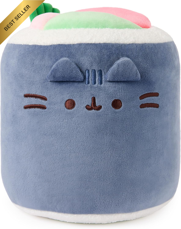 Pusheen - Sushi Roll Plush 28Cm Collectible Soft Toy Kawaii Cat Plushie Gift Age