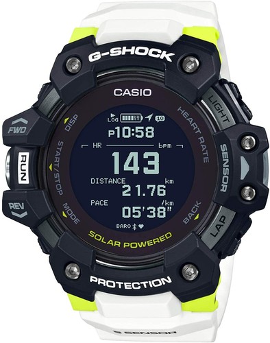 Pre-owned Casio G-shock G-squad Gbd-h1000-1a7jr Step Tracker Bluetooth From Japan