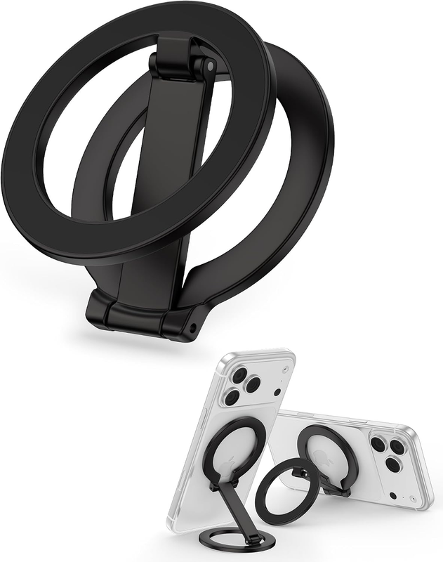 Magnetic Phone Grip for Magsafe, Foldable Kickstand Mag Safe Iphone Stand | 360°