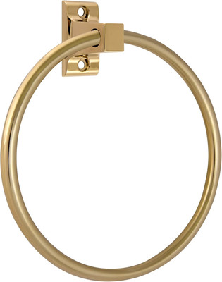 533349 Accessories Bathroom Hardware, Towel Ring, Polished Brass