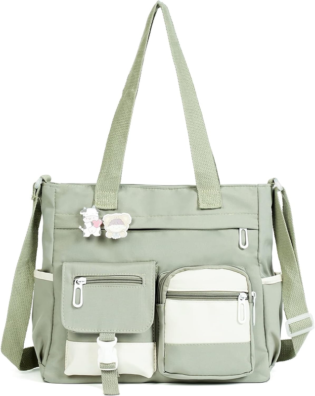 Crossbody Cute Bag for Teen Girls Kawaii Messenger Purse Nylon Shoulder Bags