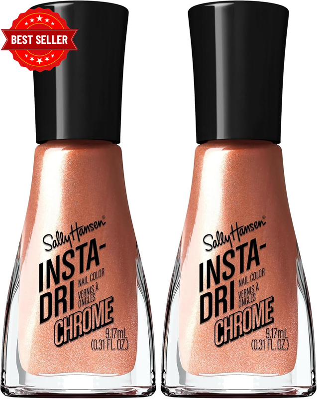 Insta-Dri, Copper Crush, Quick Dry, Long Lasting, Opaque, Metallic Copper Nail P