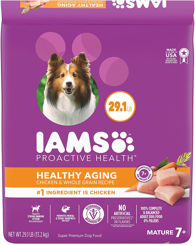 For Mature And Senior Dogs With Real Chick