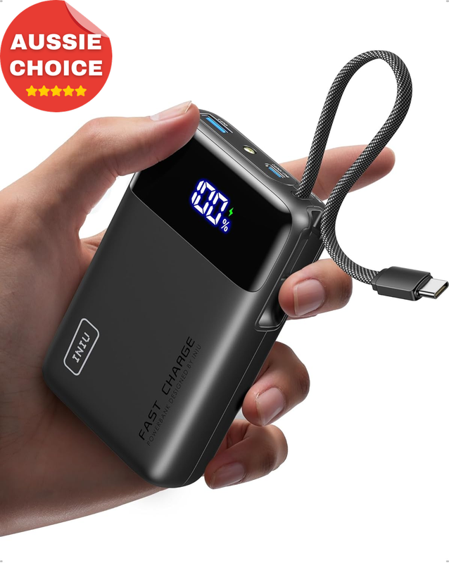 20000mAh Power Bank Fast Charging Portable Charger Compact Travel Size 45W