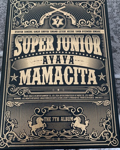 SUPER JUNIOR 7th ALBUM MAMACITA DELUXE EDITION CD/PHOTOBOOK (NO