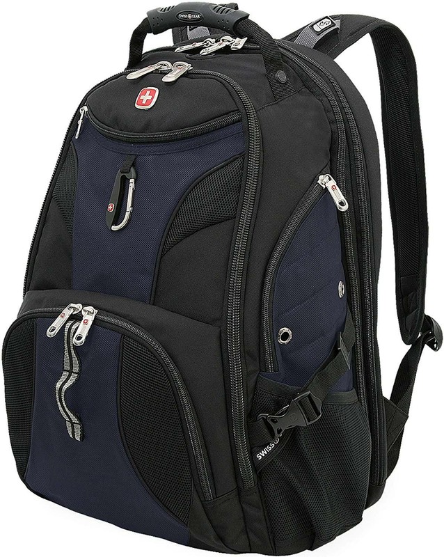 SWISSGEAR 1900 ScanSmart TSA Laptop Backpack- Blue/Black