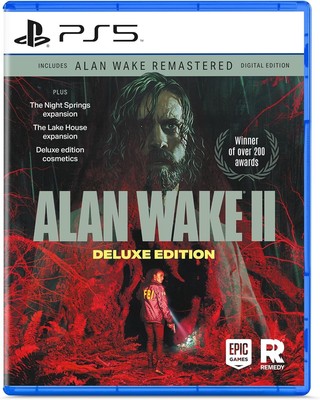 Alan Wake II Deluxe Edition Unopened PS5 PlayStation 5 Epic Games 88