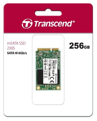 Transcend MSA230S 256 GB SATA III 6 Gb/s mSATA Internal Solid State Drive (SSD) 