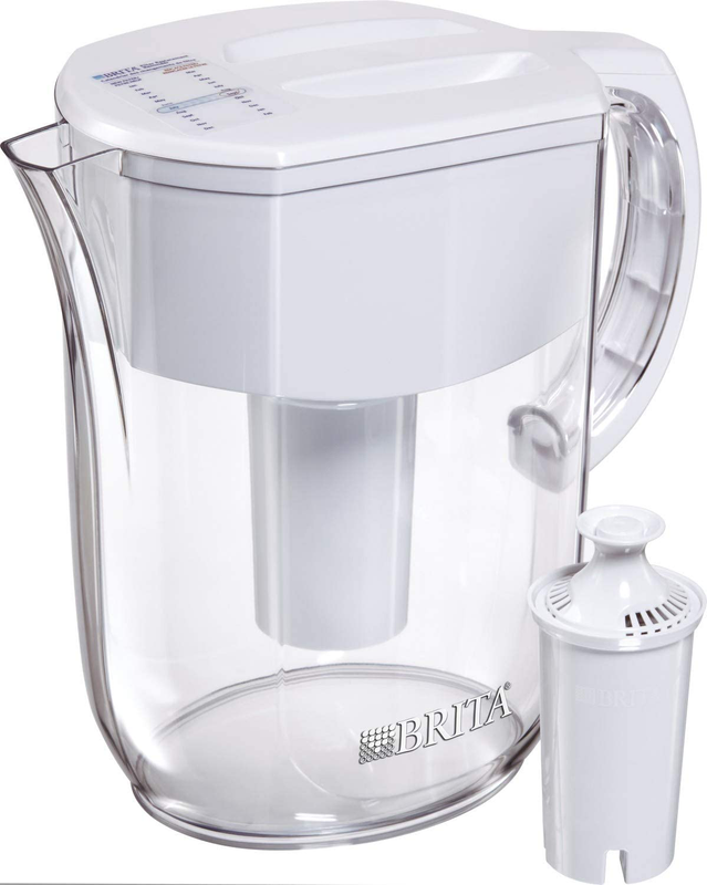 Brita Standard Everyday Water Filter Pitcher, White, Large 1
