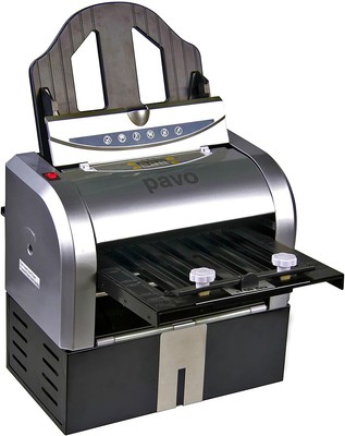 Pavo Falzmaschine DIN A4/A5 Falzgerät Abschaltautomatik 75 Blatt LED-Anzeige 