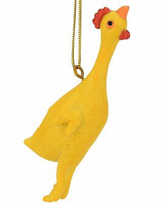 Tree Buddees Funny Rubber Chicken Christmas Ornaments Fun White elephant Gift
