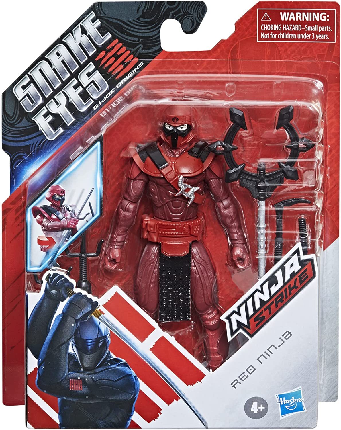 Snake Eyes: G.I. Joe Origins Red Ninja Action Figure | eBay