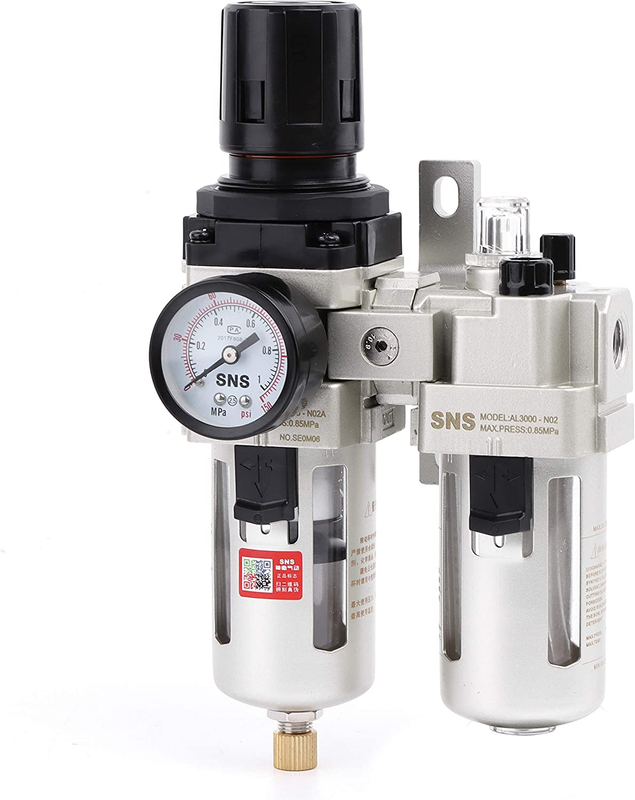 SNS Compressed Air Filter Regulator Lubricator FRL 1/4