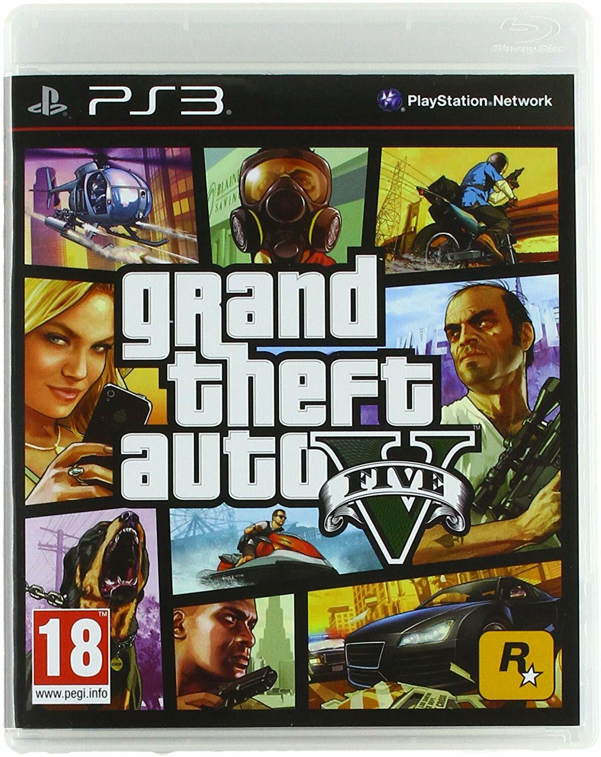 GTA 5 (PS3) - Grand Theft Auto V - PRISTINE - Super FAST