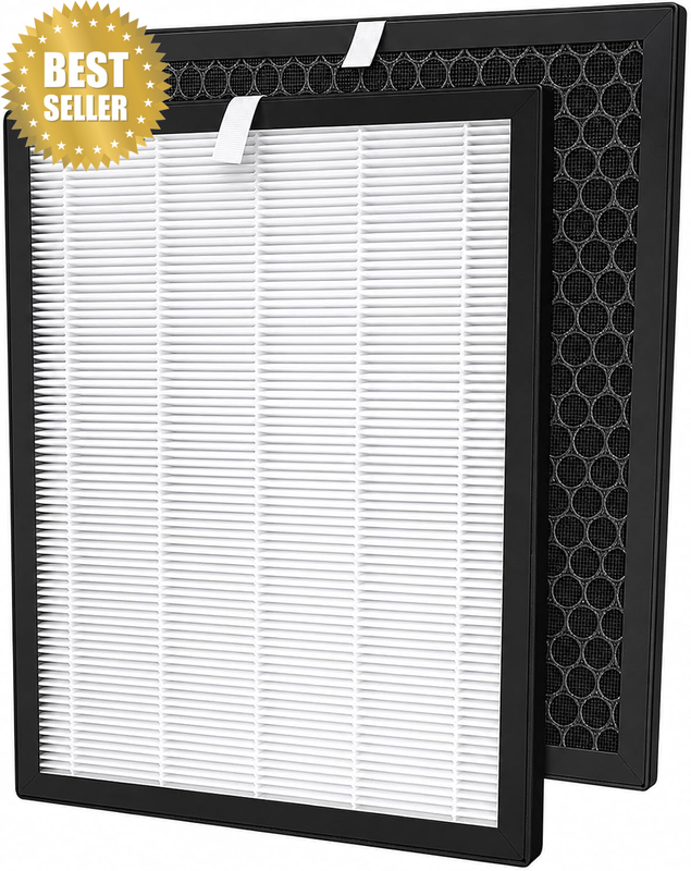 Replacement FY1413/40 Active Carbon & FY1410/40 HEPA Filter Compatible with Phil