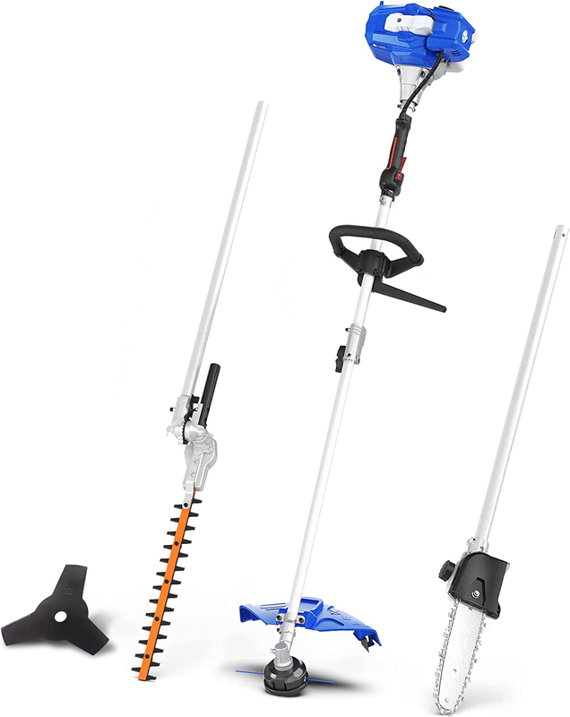 26cc Weed Eater/Wacker Gas Powered, String Trimmer/Edger, Pole Saw Hedge Trimmer