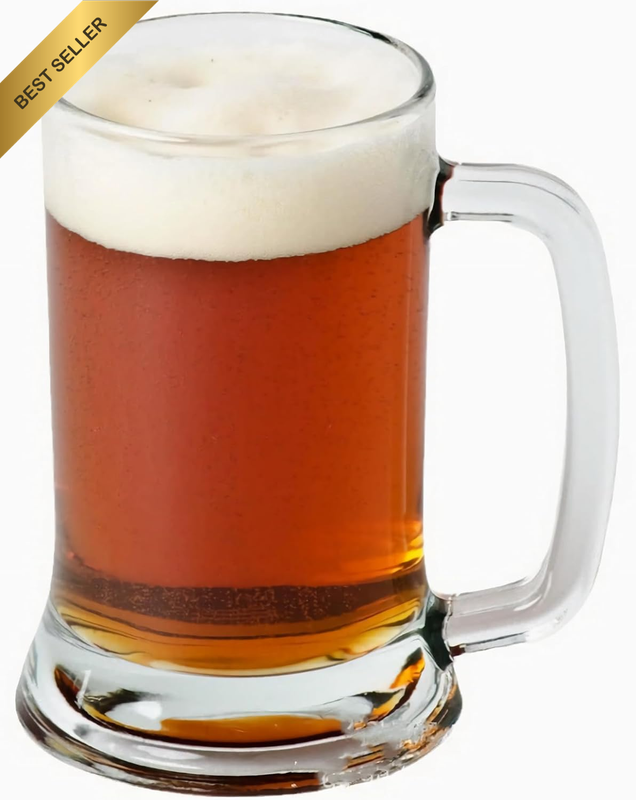 Heavy Beer Mugs,Freezer Beer Glasses Mug with Handle, Beer Drinking Glasses,Lead