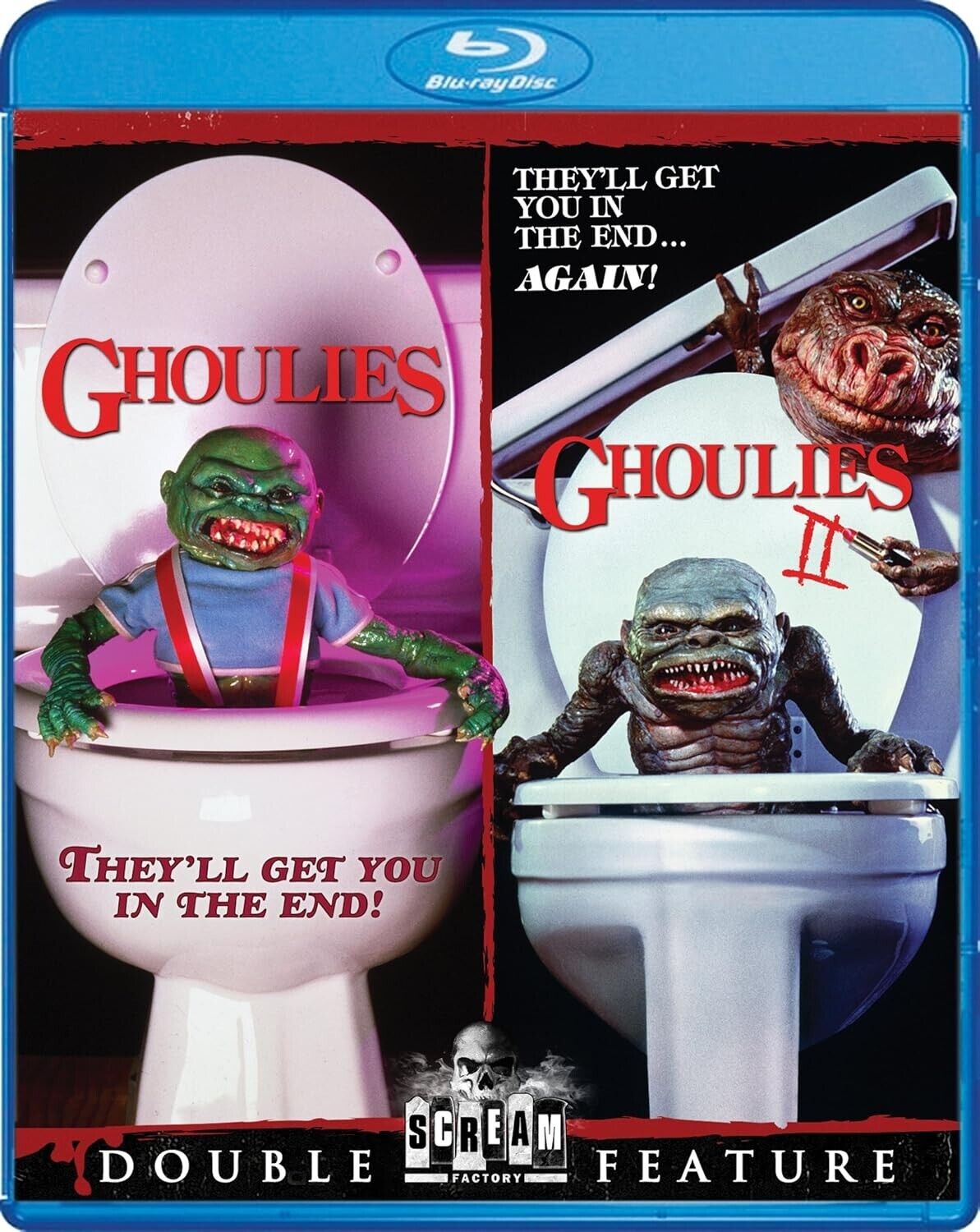 Ghoulies (1984) & Ghoulies II (1987) Blu-ray **NEW** Scream Factory Ghoulies (1984) & Ghoulies II (1987) Blu-ray **NEW** Scream Factory