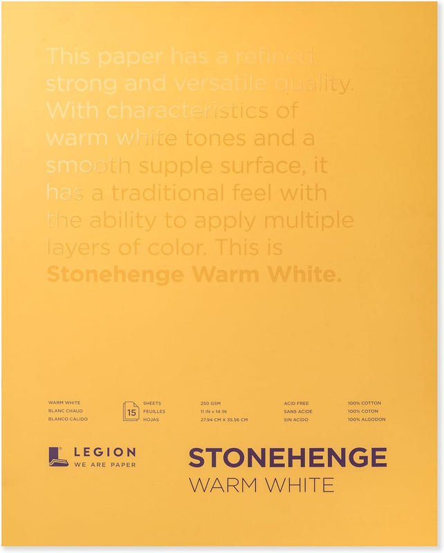 Multi Media Pad 250Gsm, Warm White, 11 X 14 Inch