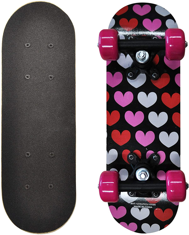 Rude Boyz 17 Inch Mini Wooden Cruiser Graphic Beginner Kids Skateboard