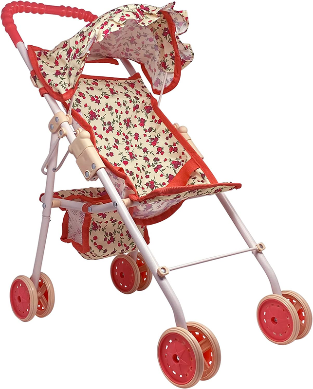 My First Baby Doll Stroller for Toddlers 3 Year Old Girls, L