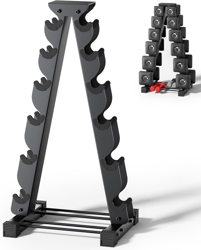Gym Fitness Sets Free Weight Fitness Three Tier Rubber Hex Dumbbell Set Rack - Dumbbell Rack And Dumbbell Rack 3 Tier Price