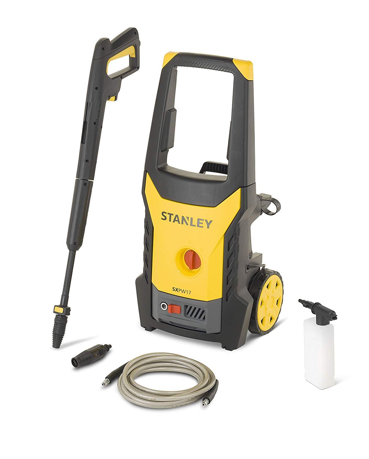 IDROPULITRICE ACQUA FREDDA 1700W 130 bar COMPLETA DI ACCESSORI STANLEY SXPW17E