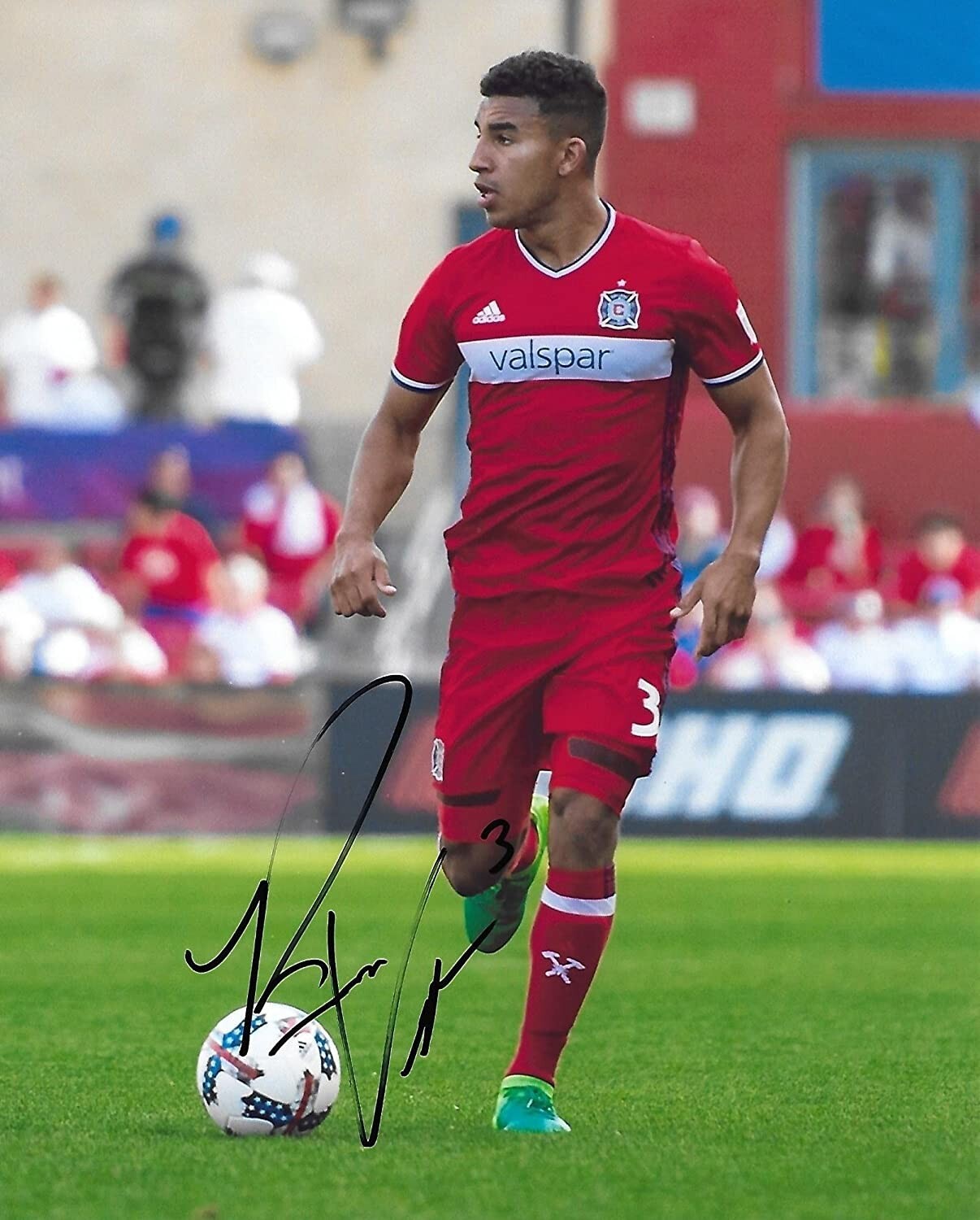 Brandon Vincent Signed 8x10 Photo Proof COA Chicago Fire FC Soccer Autographed Brandon Vincent Signed 8x10 Photo Proof COA Chicago Fire FC Soccer Autographed
