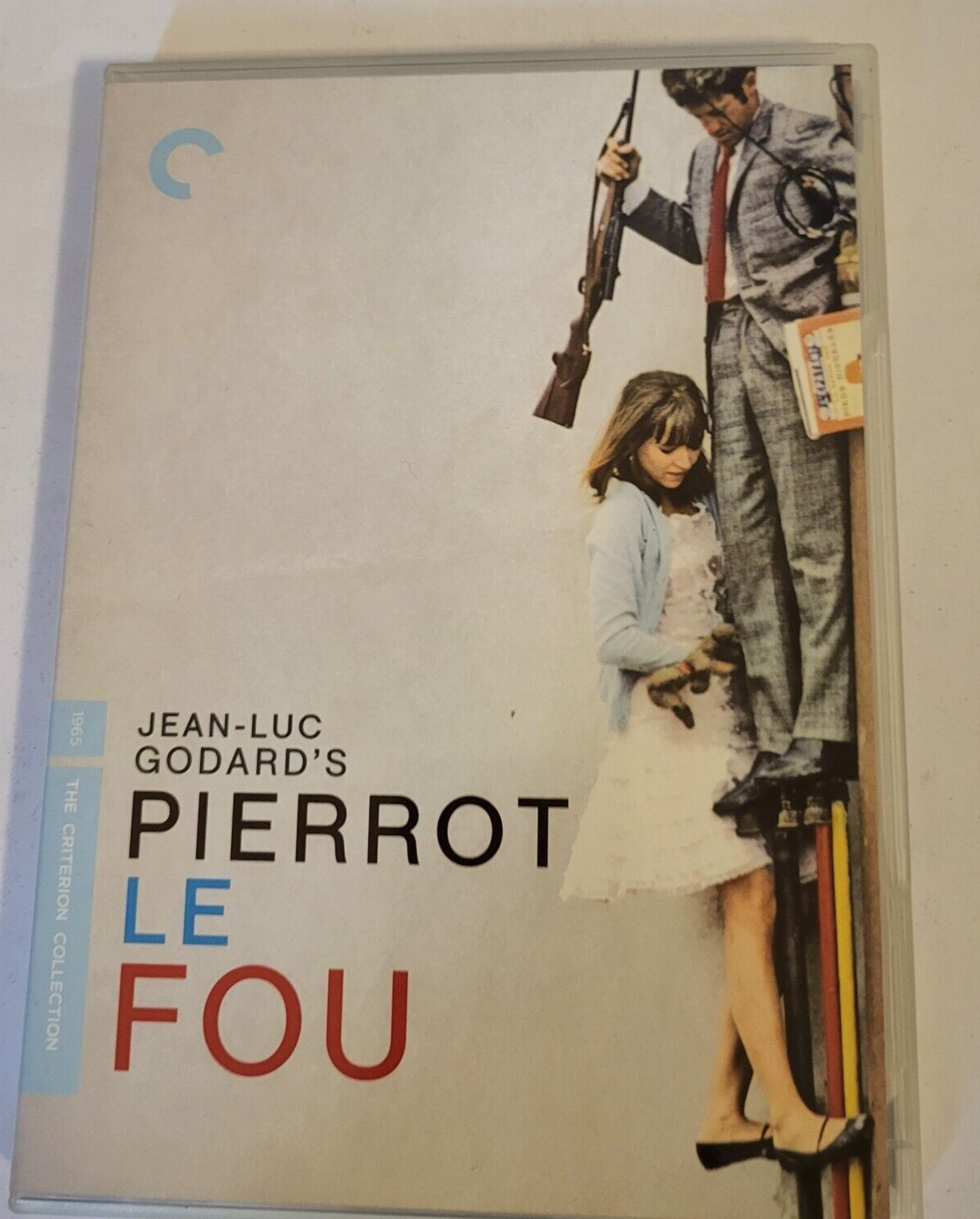 Pierrot Le Fou DVD Criterion Collection - Jean-Luc Godard
