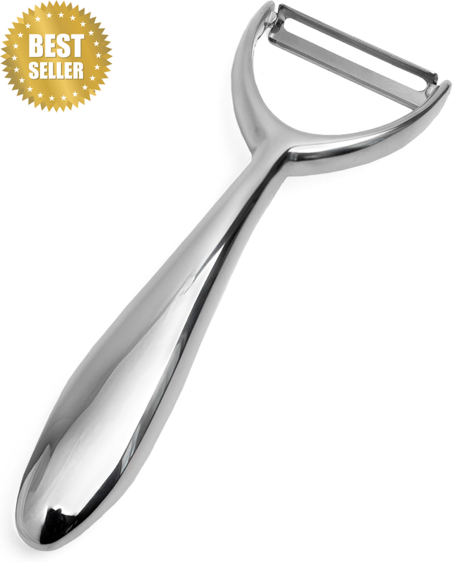 Stainless Steel Y Shaped Vegetable Peeler with Ergonomic Handle
