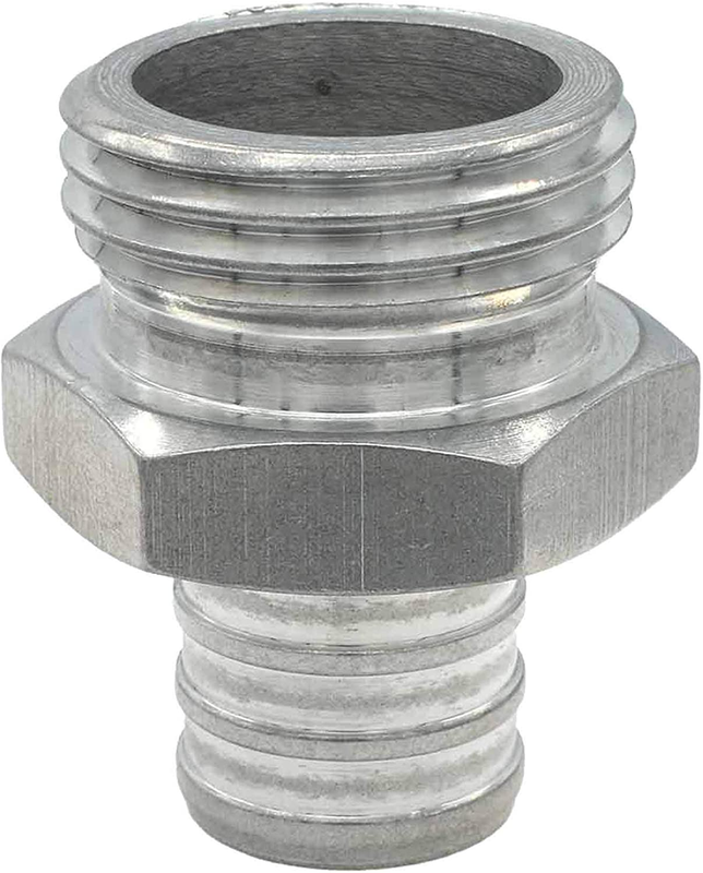 ICT Billet 3/4" Pex to 3/4 Garden Hose Adapter Water Contamination Flush Home DI