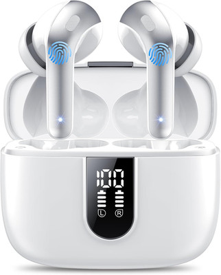 IKT Bluetooth Kopfhörer In-Ear 5.3 Kabellos ENC 50h Bass IPX7 USB-C