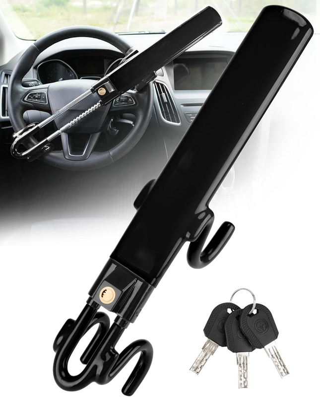 Steering Wheel Lock Anti-Theft Car Device Heavy Duty Security Car Lock Antitheft