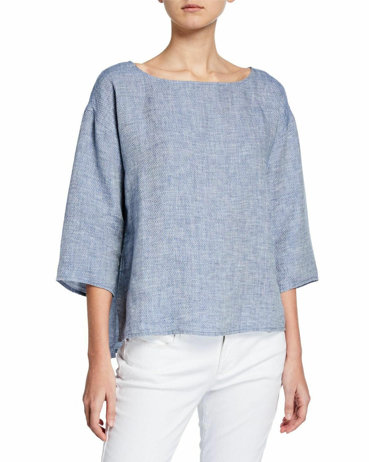 eileen fisher boat neck top