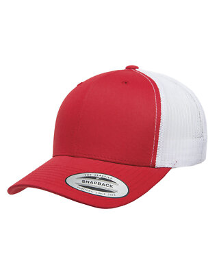 Custom Hat  Embroidered Trucker Yupoong 6606 Snapback Hats, You Logo Embroidered