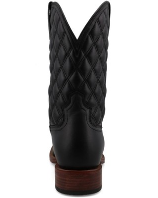 Pre-owned Twisted X Men's 11&quot; Tech X&trade; Western Boot - Broad Square Toe - Mxtl014 In Black