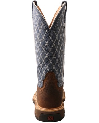 Pre-owned Twisted X Women's Cellstretch Western Work Boot - Composite Toe - Wxbn001 In Brown