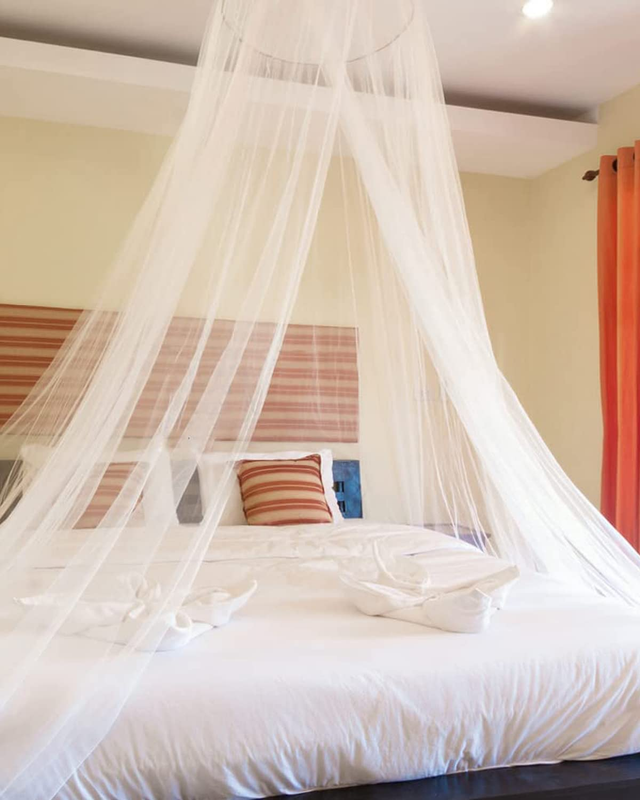 For Girls Elegant Canopy Bed Curtains From Ceiling White