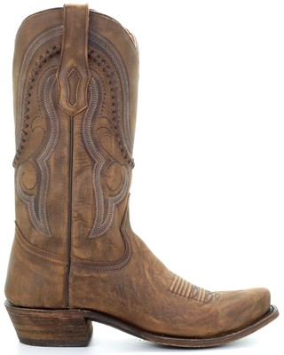 Pre-owned Corral Men's Jeb Western Boot - Snip Toe - A3479 In Gold