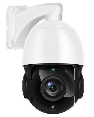 8MP 4K 360° PTZ POE IP Outdoor Security Camera 30X Optical Zoom IR Night CCTV