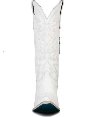 Pre-owned Lane Women's Smokeshow Tall Western Boot - Snip Toe - Lb0526a In White