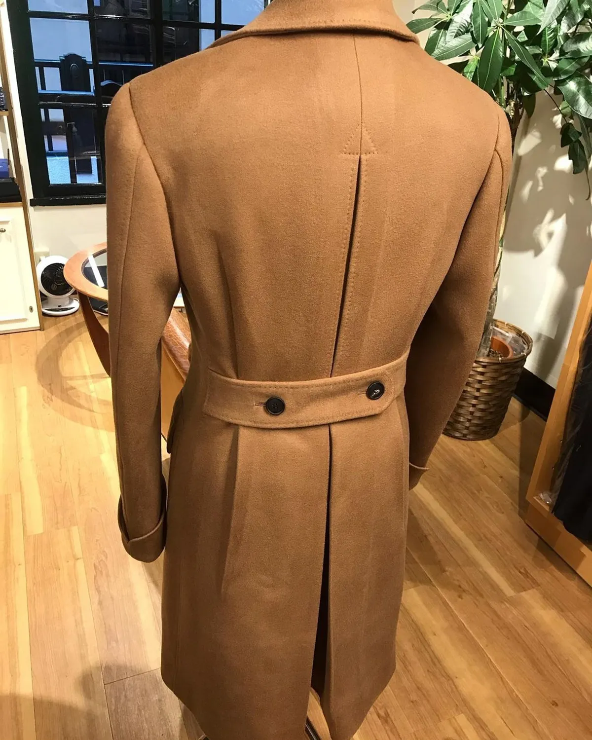 Cashmere Men's Long Overcoats Double Breasted Wool Business Casual Outdoor Wear