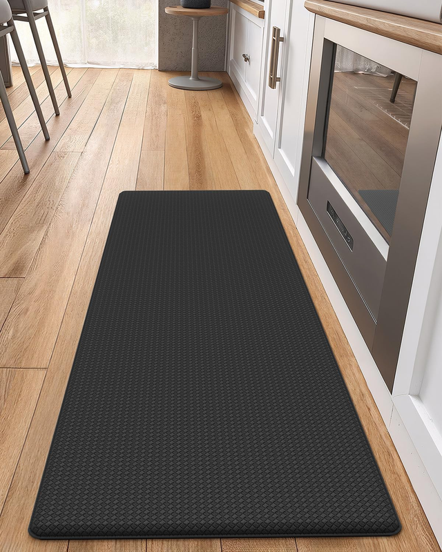 Anti-Fatigue Kitchen Mats for Floor 44X150Cm,Black