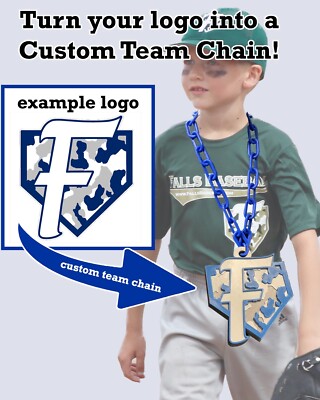 Custom Sports Chain -Turn Your Logo Into A Custom Necklace For Your Team Or Fan