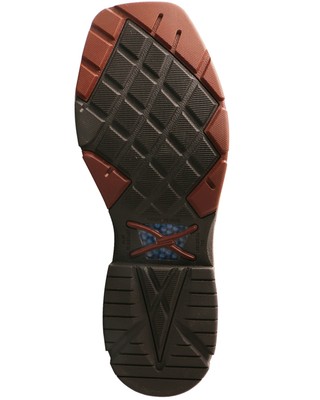 Pre-owned Twisted X Men's Cellstretch Western Work Boot - Alloy Toe - Mxba002 In Silver