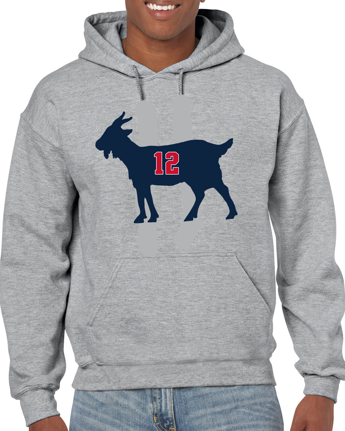 New England Patriots Tom Brady Goat Hooded sweatshirt | eBay