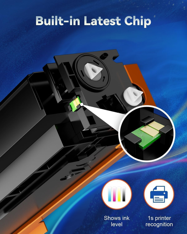 (2 Black with Chip) 141A Toner Cartridge M110w Toner Replacement for HP 141A 141